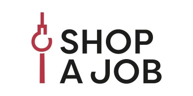 Logo der Messe Shop a Job in den Gropius Passagen 2025