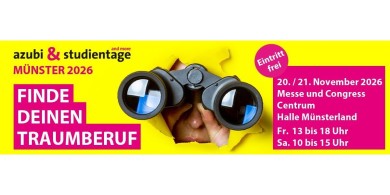 Logo von der Messe azubi & studientage Münster 2026
