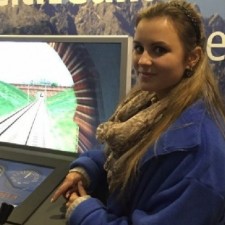 Helena bei der Arbeit