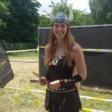 Alina bei der Arbeit
