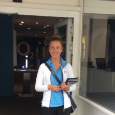 Tamara bei der Arbeit