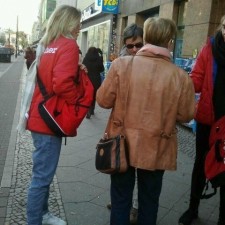 Jule Eva bei der Arbeit
