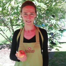 Tanja bei der Arbeit