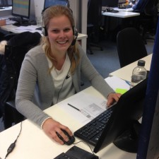 Marika bei der Arbeit