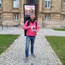 Philip Milos bei der Arbeit