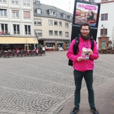 Janik bei der Arbeit