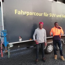 Donald Brice bei der Arbeit