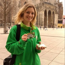 Nicola bei der Arbeit