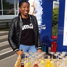Nadia bei der Arbeit