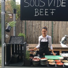 Sandra bei der Arbeit