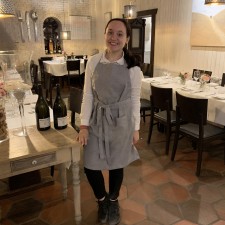 Tanja bei der Arbeit