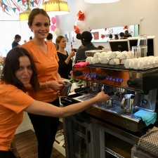 Anna Katherina bei der Arbeit