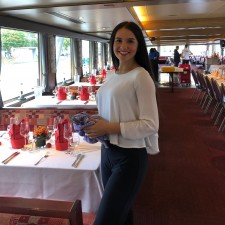 Aurela bei der Arbeit