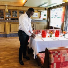 Franck Eric bei der Arbeit