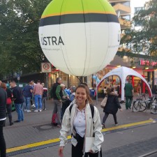 Diana bei der Arbeit