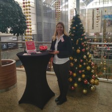 Johanna bei der Arbeit