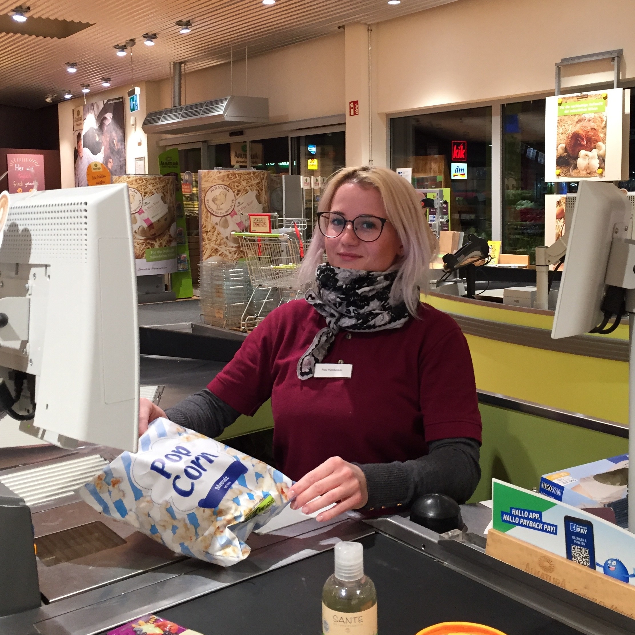 Mitarbeiter im Einsatz