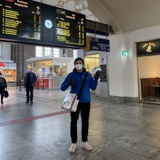 Salim bei der Arbeit