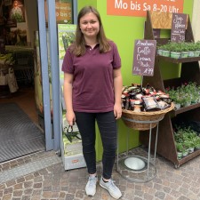 Leonie bei der Arbeit