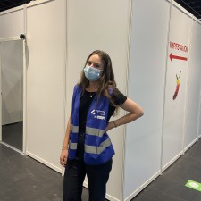 Sonja Viktoria bei der Arbeit