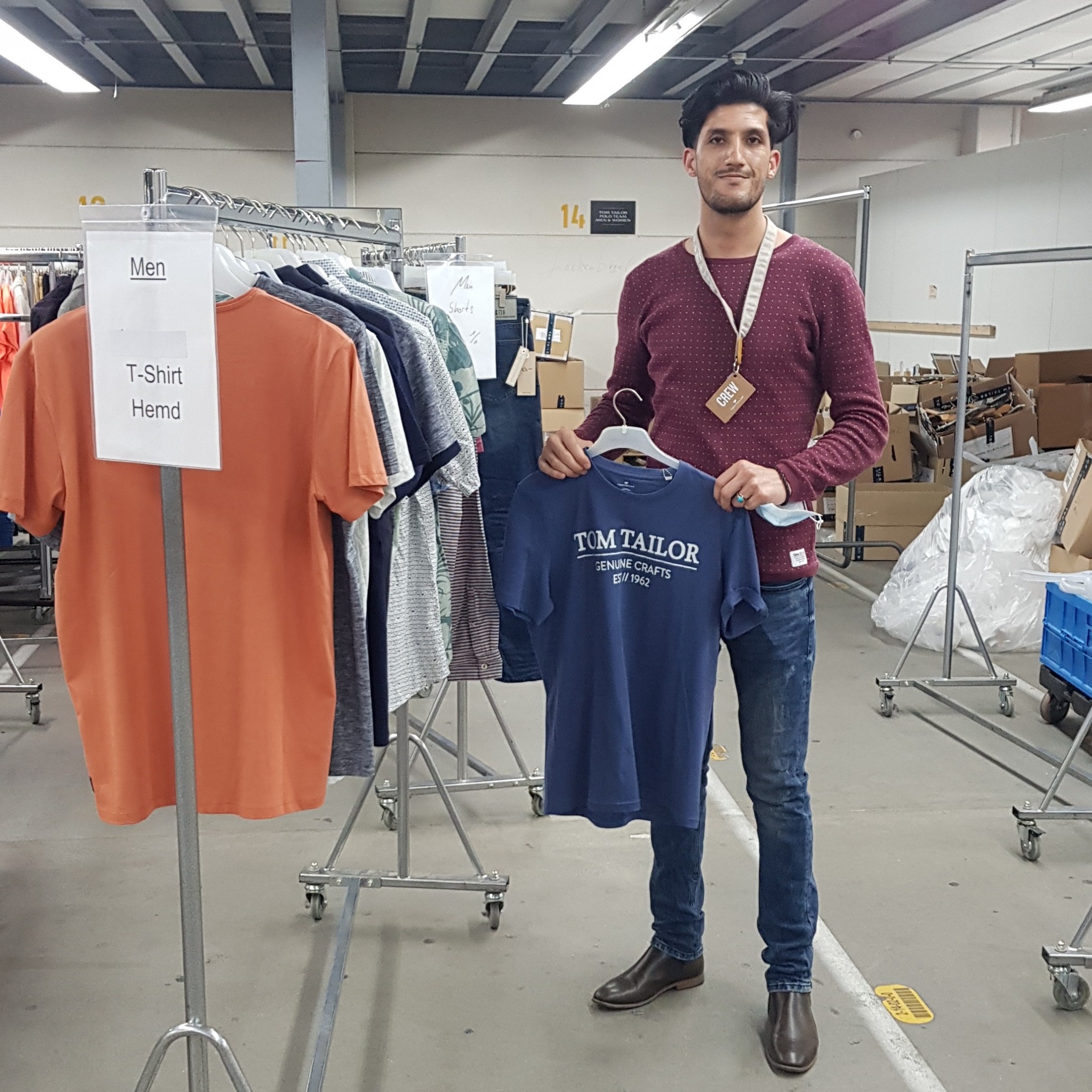 Mitarbeiter im Einsatz