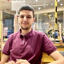 Hamza bei der Arbeit