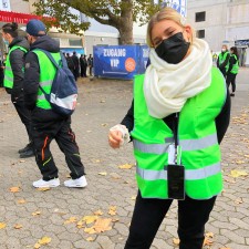 Inga Katharina bei der Arbeit