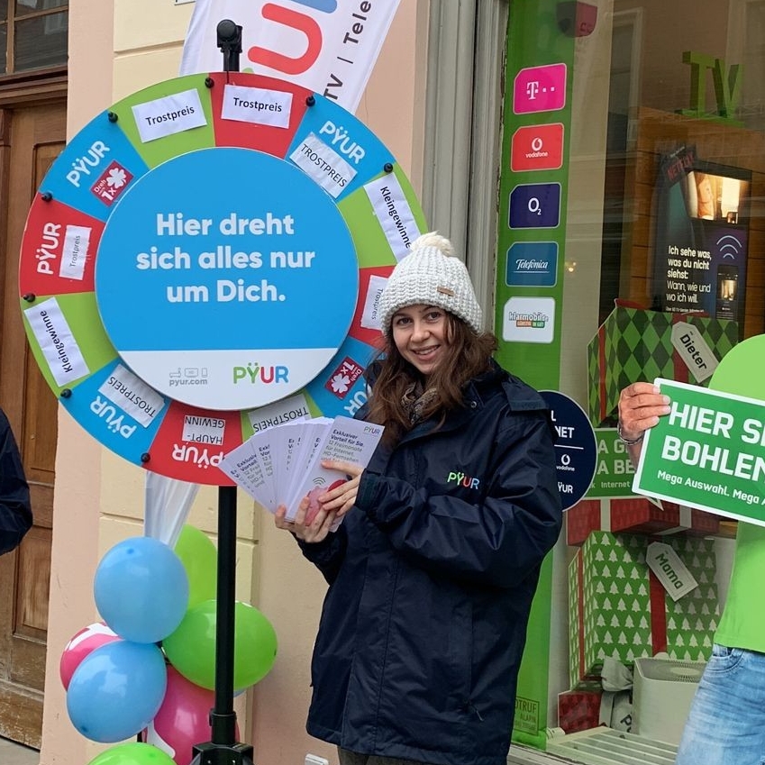 Mitarbeiter im Einsatz