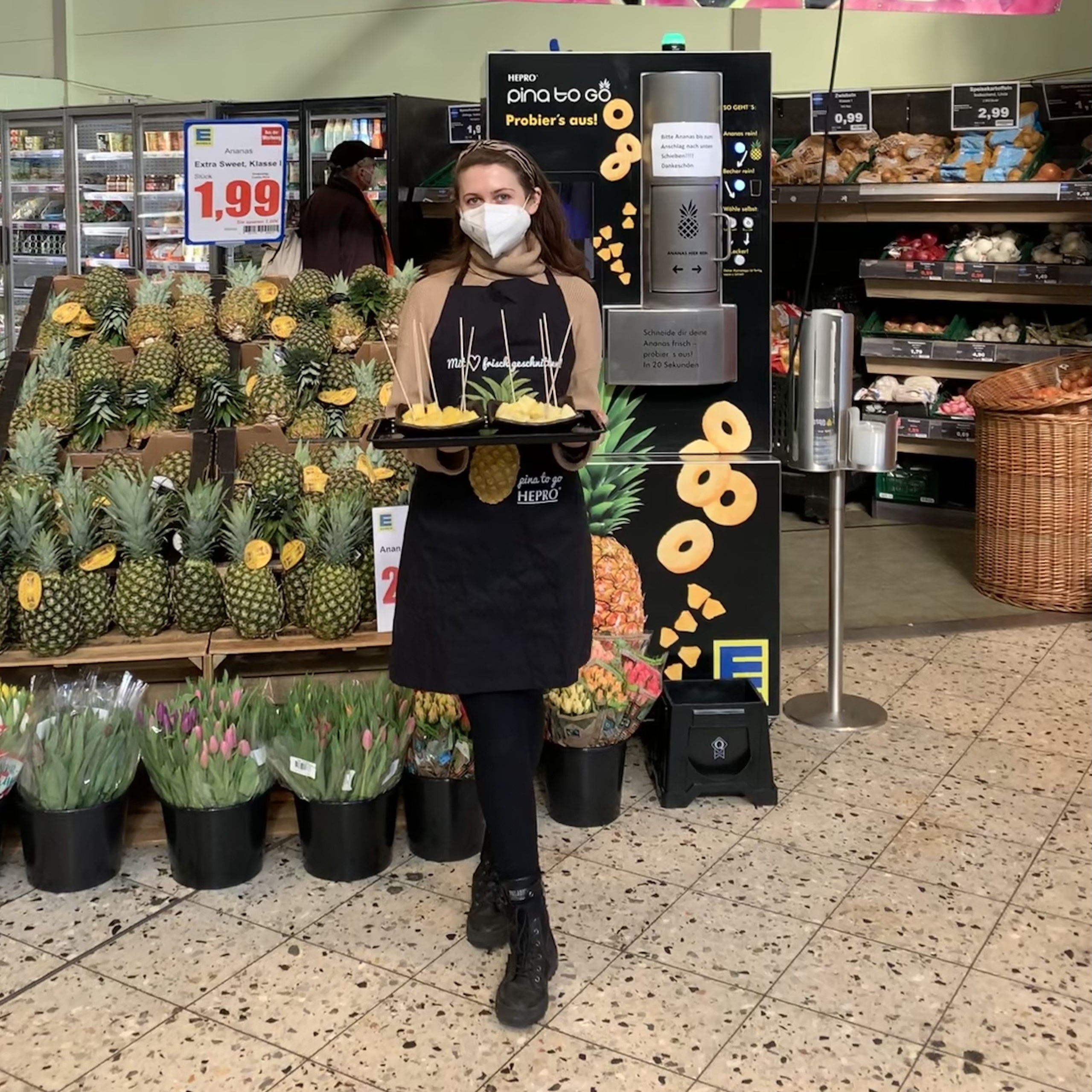 Mitarbeiter im Einsatz