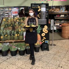 Darja bei der Arbeit