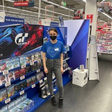 Elizaveta bei der Arbeit