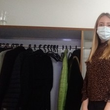 Marina bei der Arbeit