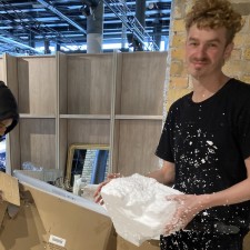 Philipp bei der Arbeit