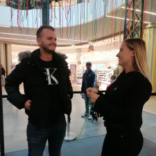 Jessica bei der Arbeit