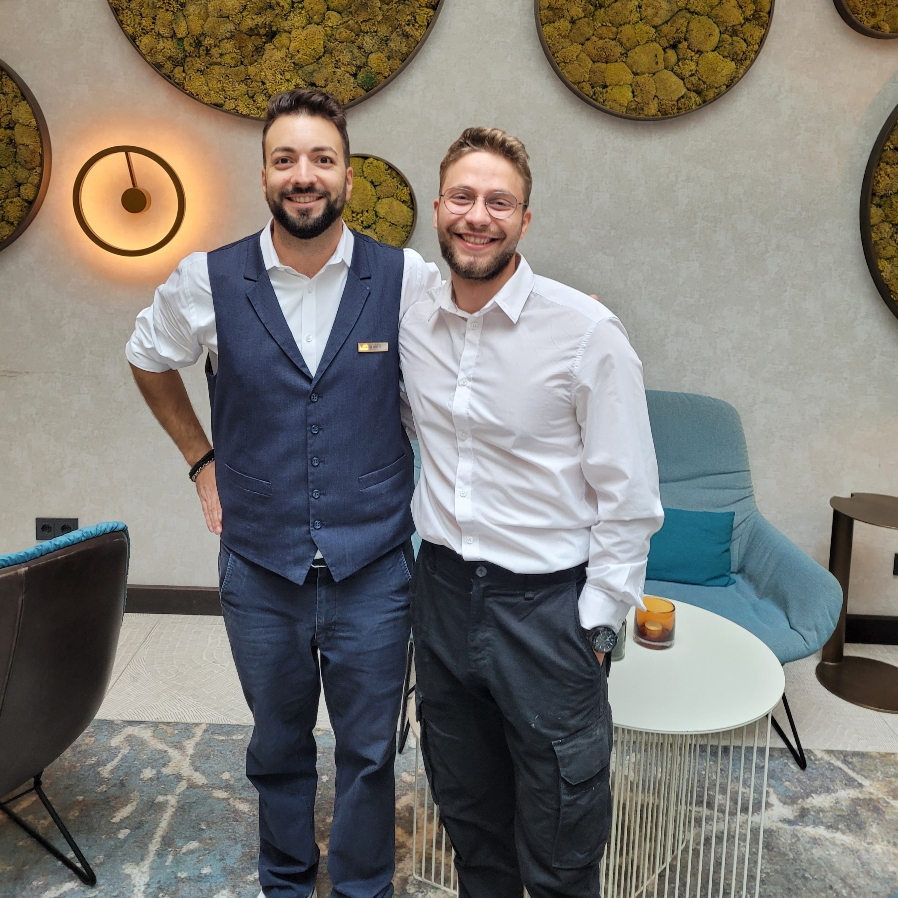 Mitarbeiter im Einsatz