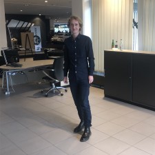 Alban bei der Arbeit