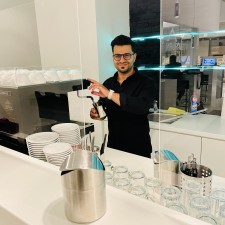 Muhammed bei der Arbeit