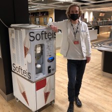 Alban bei der Arbeit