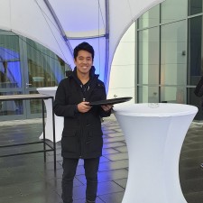 Patrick bei der Arbeit