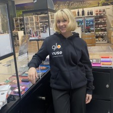 Amelie bei der Arbeit