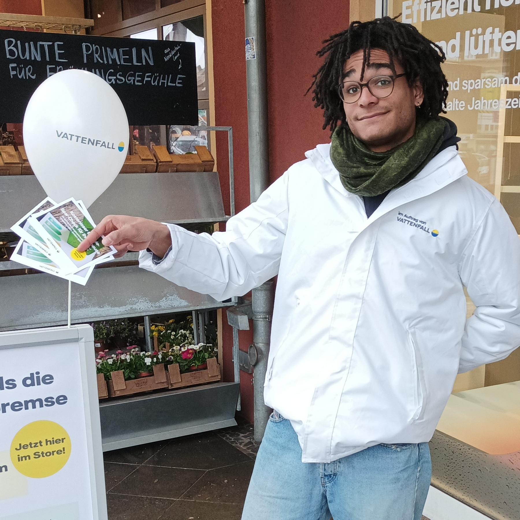 Mitarbeiter im Einsatz