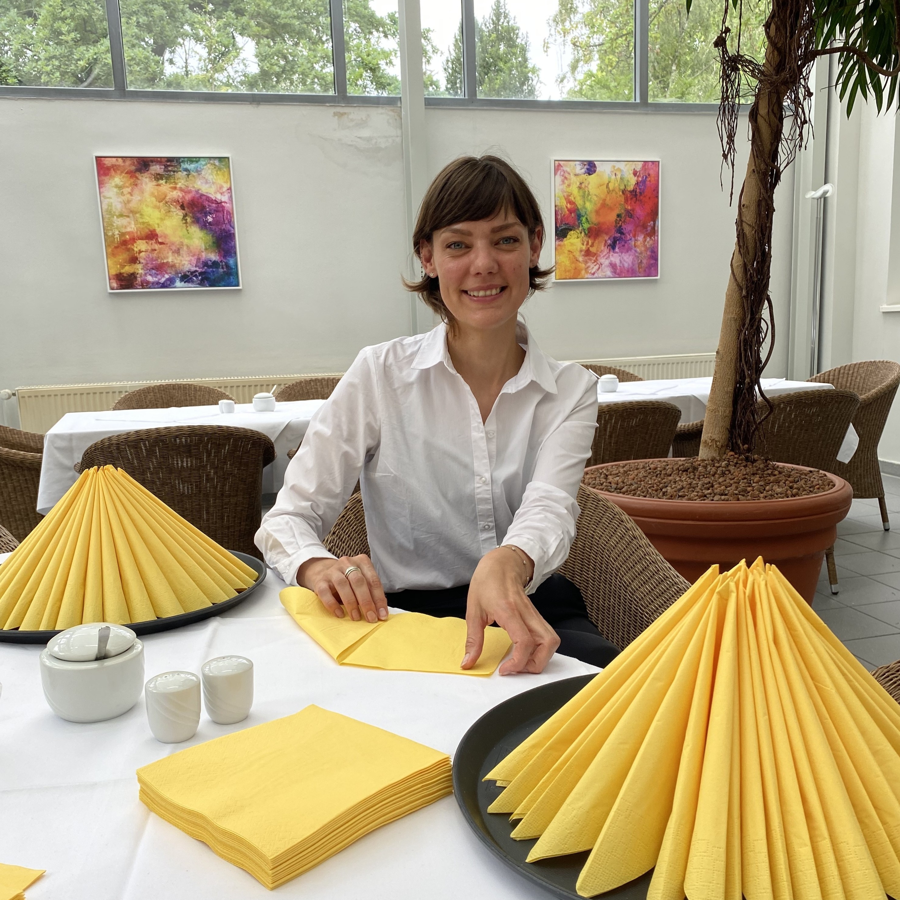 Mitarbeiter im Einsatz