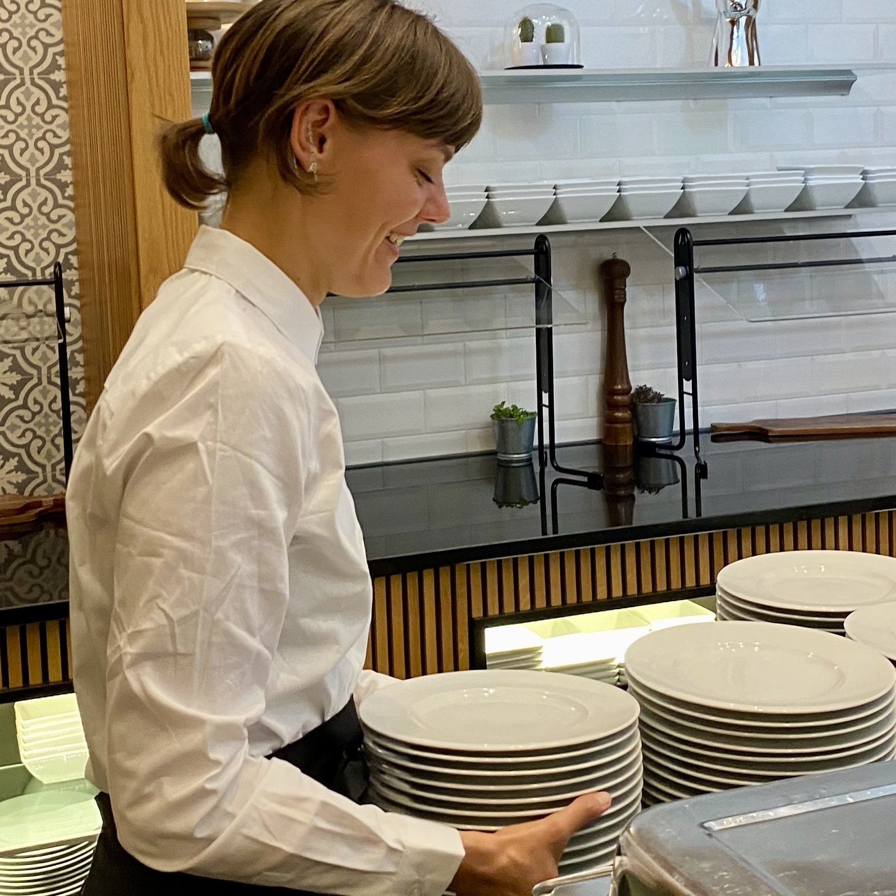 Mitarbeiter im Einsatz