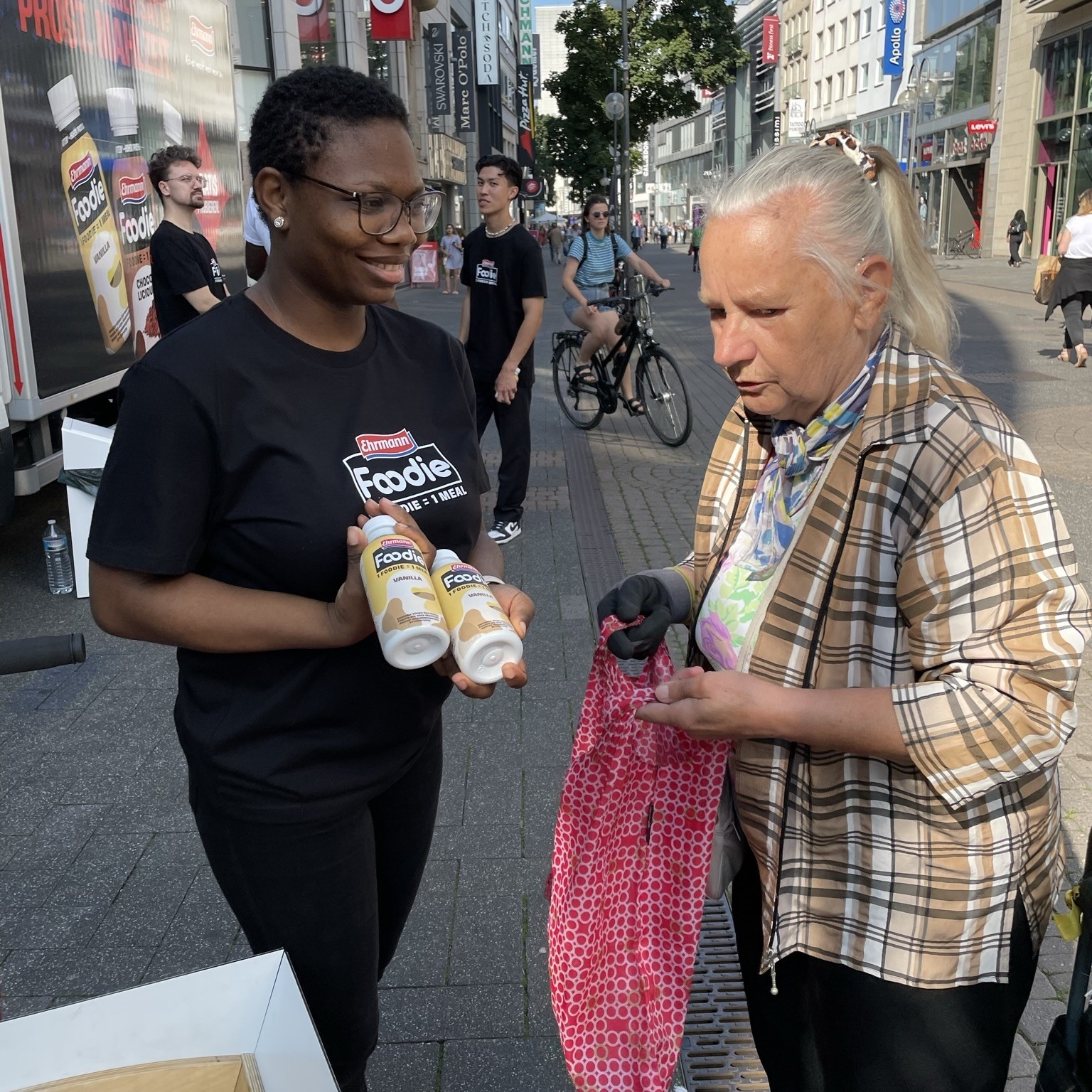 Mitarbeiter im Einsatz