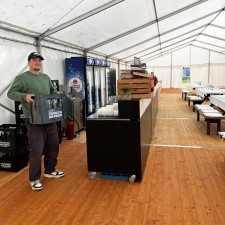 Tufan bei der Arbeit