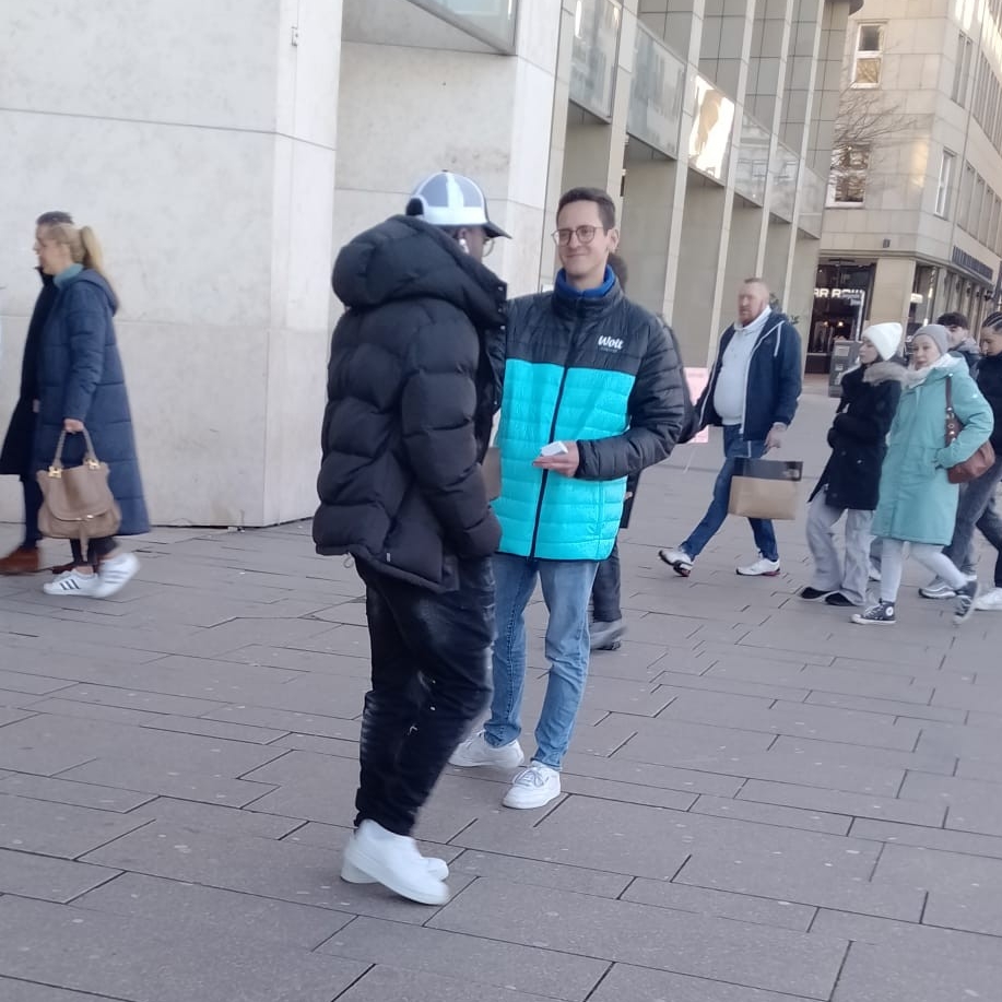 Mitarbeiter im Einsatz