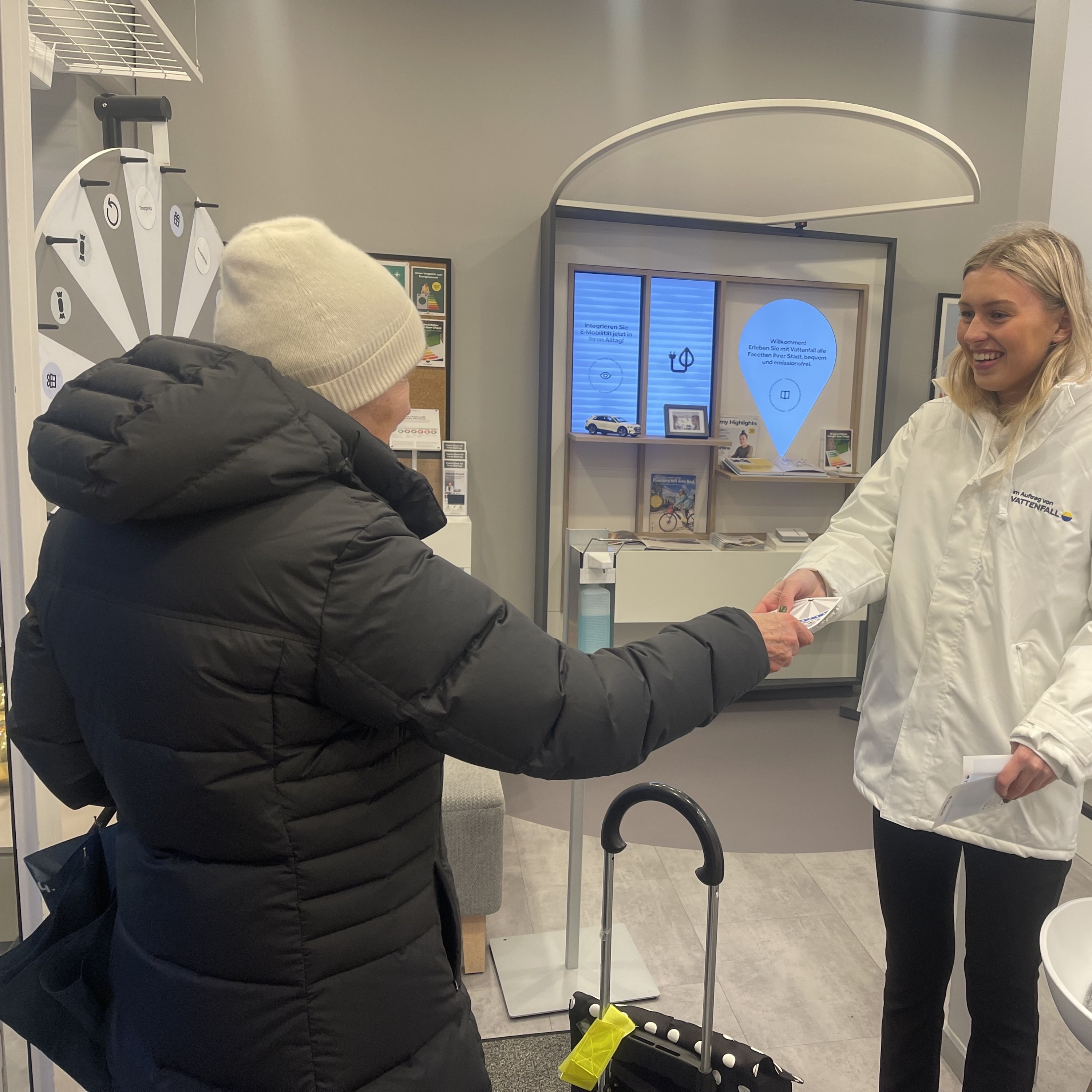 Mitarbeiter im Einsatz