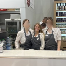 Alicia bei der Arbeit