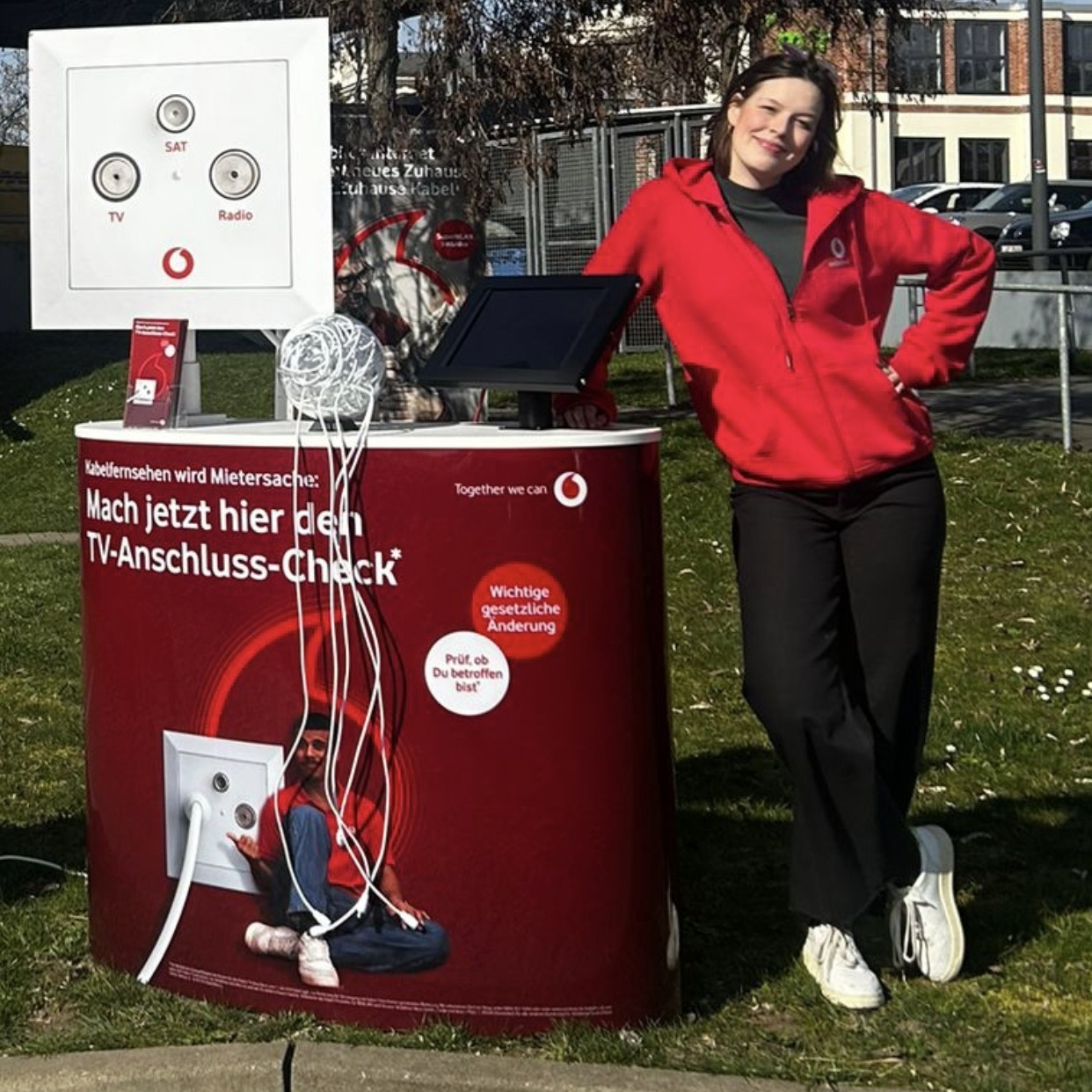 Mitarbeiter im Einsatz