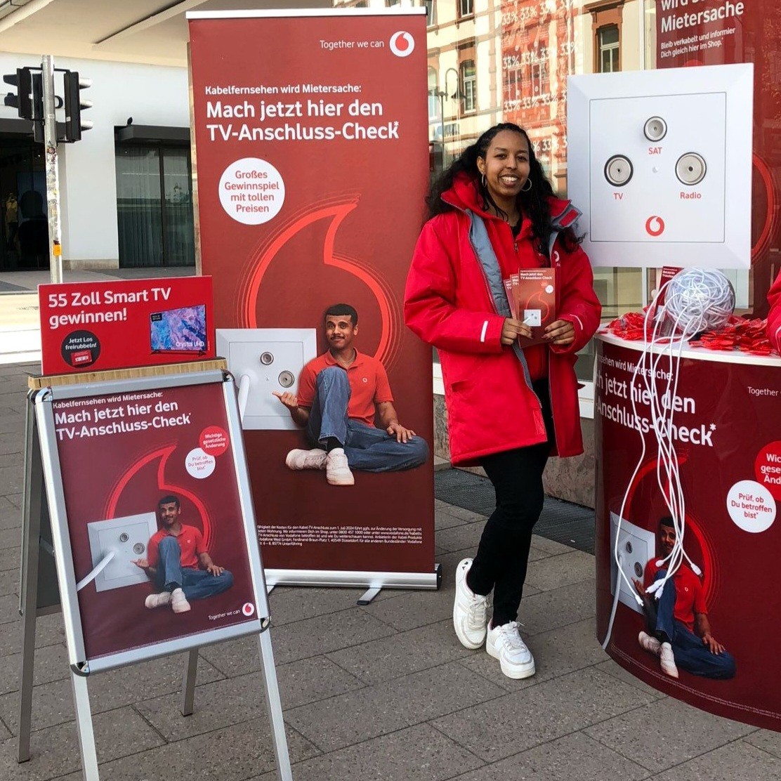 Mitarbeiter im Einsatz
